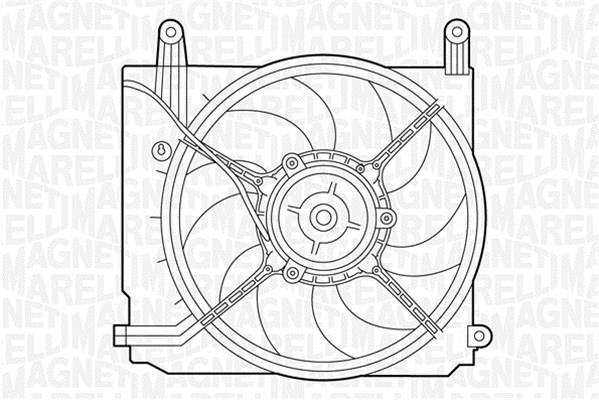 Magneti marelli 069422388010 Hub, engine cooling fan wheel 069422388010: Buy near me at 2407.PL in Poland at an Affordable price!