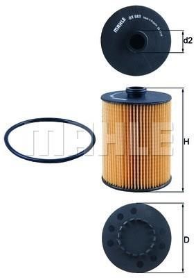 Magneti marelli 154723437430 Oil Filter 154723437430: Buy near me at 2407.PL in Poland at an Affordable price!