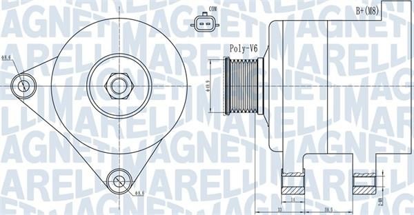 Magneti Marelli 063731945010 Generator 063731945010: Kaufen Sie zu einem guten Preis in Polen bei 2407.PL!