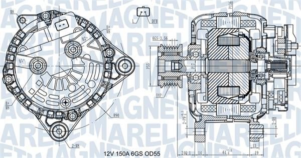 Magneti marelli 063731435410 Alternator 063731435410: Dobra cena w Polsce na 2407.PL - Kup Teraz!