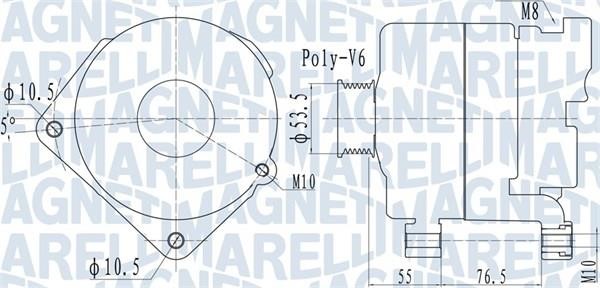 Magneti marelli 063732095010 Генератор 063732095010: Отличная цена - Купить в Польше на 2407.PL!