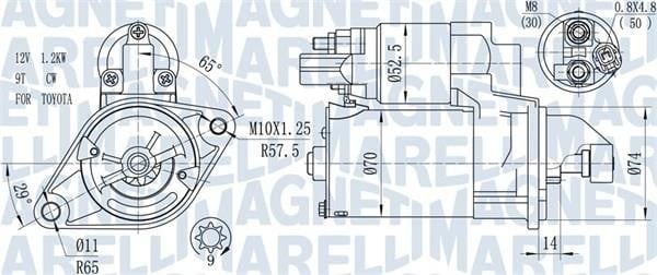 Magneti marelli 063721450010 Starter 063721450010: Buy near me at 2407.PL in Poland at an Affordable price!