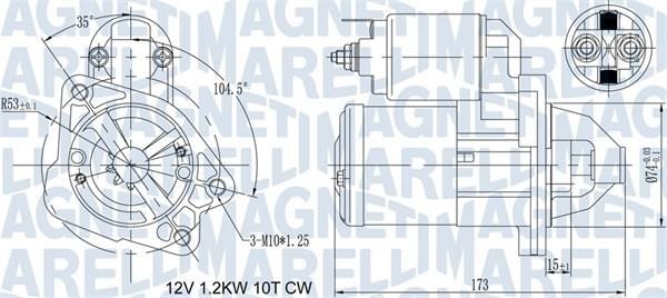 Magneti marelli 063721469010 Starter 063721469010: Buy near me at 2407.PL in Poland at an Affordable price!