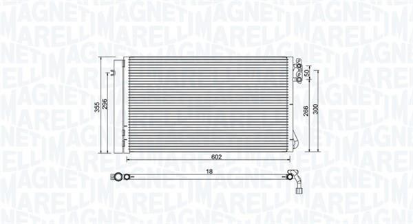 Magneti marelli 350203752000 Радиатор кондиционера (Конденсатор) 350203752000: Отличная цена - Купить в Польше на 2407.PL!