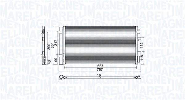 Magneti marelli 350203762000 Радиатор кондиционера (Конденсатор) 350203762000: Отличная цена - Купить в Польше на 2407.PL!