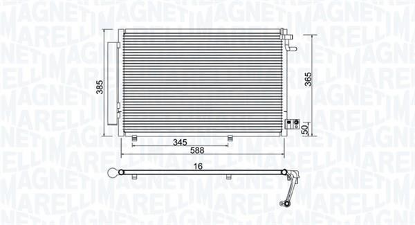 Magneti marelli 350203930000 Радиатор кондиционера (Конденсатор) 350203930000: Купить в Польше - Отличная цена на 2407.PL!