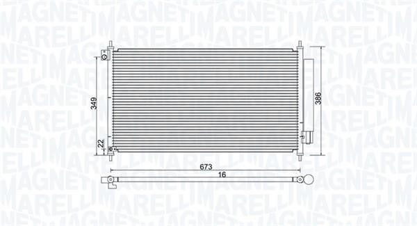 Magneti marelli 350203972000 Радіатор кондиціонера (Конденсатор) 350203972000: Приваблива ціна - Купити у Польщі на 2407.PL!