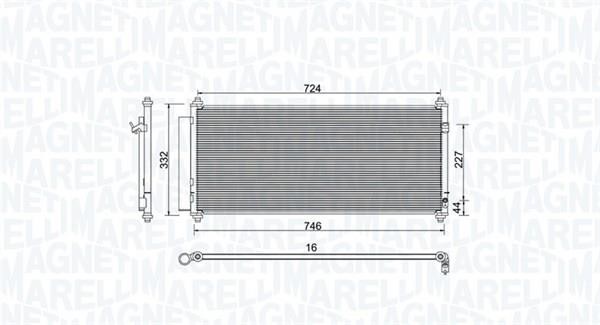 Magneti marelli 350203973000 Радиатор кондиционера (Конденсатор) 350203973000: Отличная цена - Купить в Польше на 2407.PL!