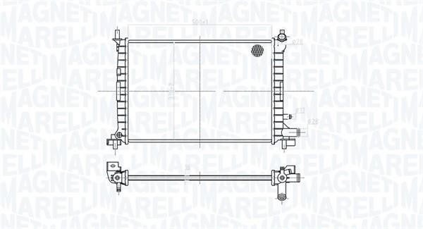 Magneti marelli 350213176900 Радиатор охлаждения двигателя 350213176900: Отличная цена - Купить в Польше на 2407.PL!