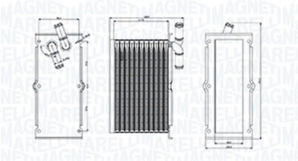 Magneti marelli 351319205380 Intercooler, charger 351319205380: Buy near me in Poland at 2407.PL - Good price!