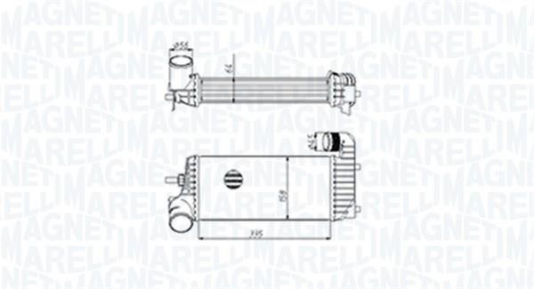 Magneti marelli 351319205440 Intercooler, charger 351319205440: Buy near me at 2407.PL in Poland at an Affordable price!