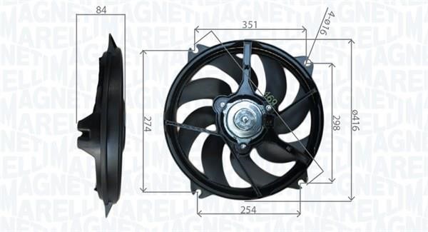 Magneti marelli 069422745010 Piasta, koło wentylatora chłodzenia silnika 069422745010: Dobra cena w Polsce na 2407.PL - Kup Teraz!