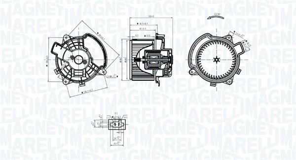 Magneti marelli 069412375010 Fan assy - heater motor 069412375010: Buy near me at 2407.PL in Poland at an Affordable price!