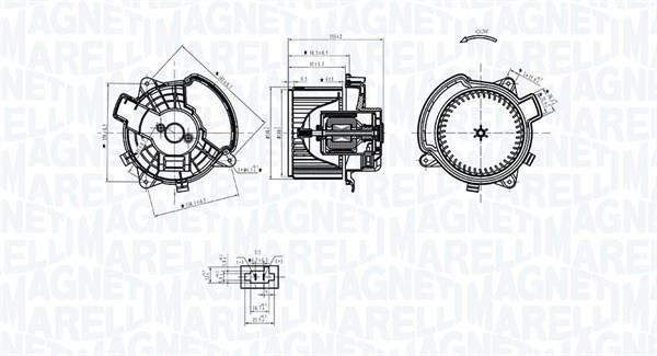 Magneti Marelli 069412375010 Innenraumgebläse 069412375010: Bestellen Sie in Polen zu einem guten Preis bei 2407.PL!