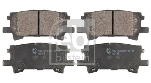 febi 116334 Rear disc brake pads, set 116334: Buy near me in Poland at 2407.PL - Good price!