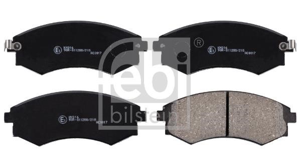 febi 170253 Front disc brake pads, set 170253: Buy near me at 2407.PL in Poland at an Affordable price!