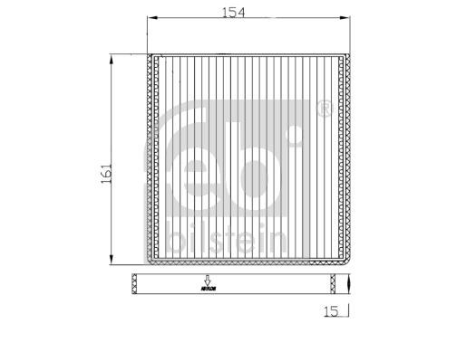 febi 173612 Фильтр салона 173612: Купить в Польше - Отличная цена на 2407.PL!