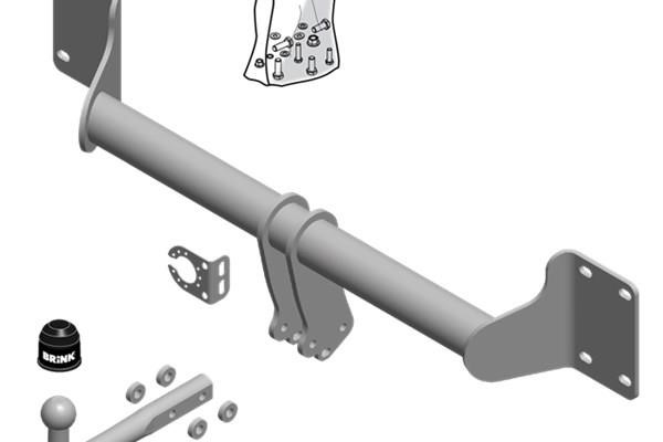 Brink 586800 Trailer hitch 586800: Buy near me in Poland at 2407.PL - Good price!