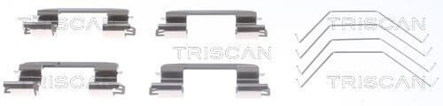 Triscan 8105 431635 Комплект монтажний гальмівних колодок 8105431635: Приваблива ціна - Купити у Польщі на 2407.PL!