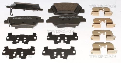 Triscan 8110 43065 Brake Pad Set, disc brake 811043065: Buy near me in Poland at 2407.PL - Good price!