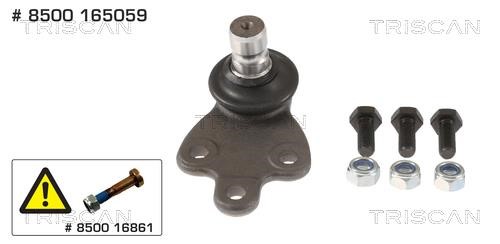Triscan 8500 165059 Ball joint 8500165059: Buy near me in Poland at 2407.PL - Good price!