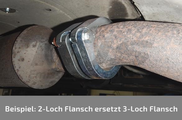 Exhaust pipe flange HJS Leistritz 82007050
