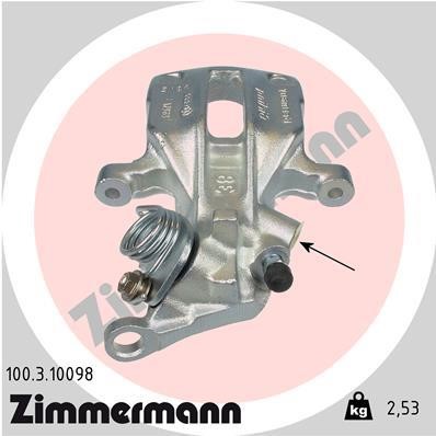 Otto Zimmermann 100310098 Brake caliper 100310098: Buy near me in Poland at 2407.PL - Good price!