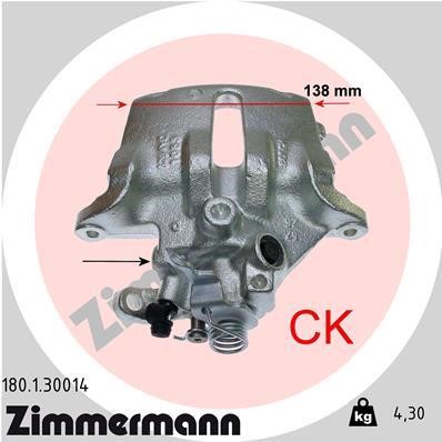 Otto Zimmermann 180130014 Brake caliper 180130014: Buy near me in Poland at 2407.PL - Good price!