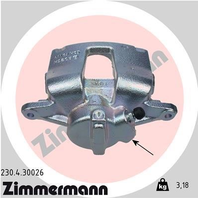 Otto Zimmermann 230430026 Суппорт тормозной 230430026: Купить в Польше - Отличная цена на 2407.PL!