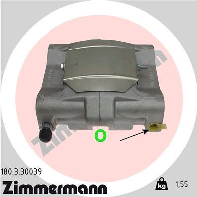 Otto Zimmermann 180330039 Brake caliper 180330039: Buy near me in Poland at 2407.PL - Good price!