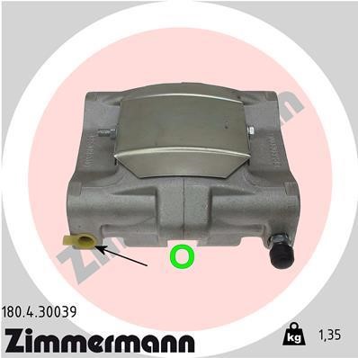 Otto Zimmermann 180430039 Brake caliper 180430039: Buy near me in Poland at 2407.PL - Good price!