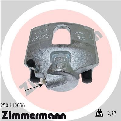 Otto Zimmermann 250110036 Brake caliper 250110036: Buy near me in Poland at 2407.PL - Good price!