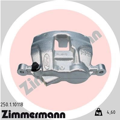 Otto Zimmermann 250110118 Brake caliper 250110118: Buy near me in Poland at 2407.PL - Good price!