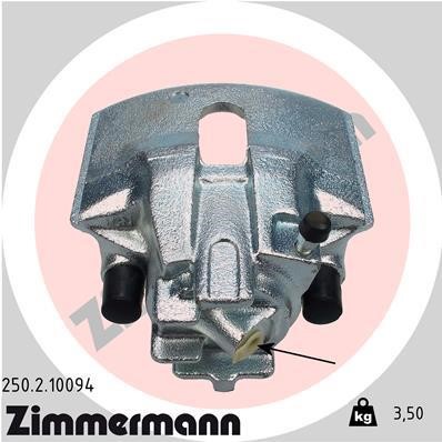 Otto Zimmermann 250210094 Brake caliper 250210094: Buy near me in Poland at 2407.PL - Good price!