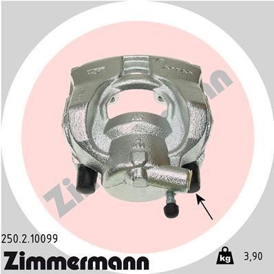 Otto Zimmermann 250210099 Brake caliper 250210099: Buy near me in Poland at 2407.PL - Good price!