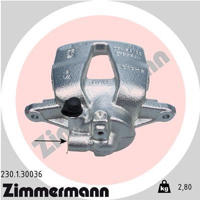 Otto Zimmermann 230130036 Суппорт тормозной 230130036: Отличная цена - Купить в Польше на 2407.PL!