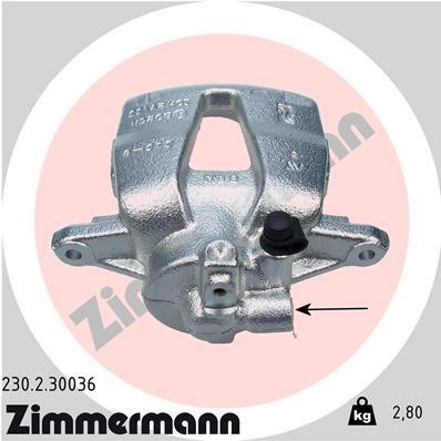 Otto Zimmermann 230230036 Суппорт тормозной 230230036: Отличная цена - Купить в Польше на 2407.PL!