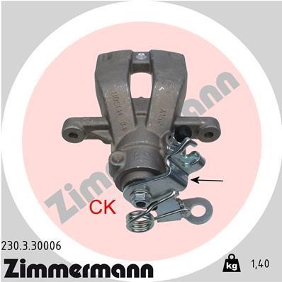 Otto Zimmermann 230330006 Brake caliper 230330006: Buy near me in Poland at 2407.PL - Good price!