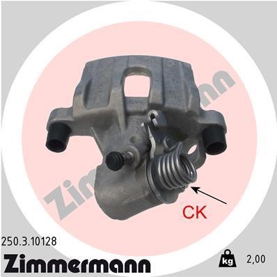 Otto Zimmermann 250310128 Brake caliper 250310128: Buy near me in Poland at 2407.PL - Good price!