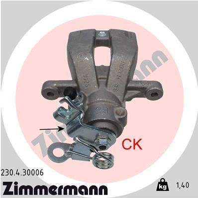 Otto Zimmermann 230430006 Brake caliper 230430006: Buy near me in Poland at 2407.PL - Good price!