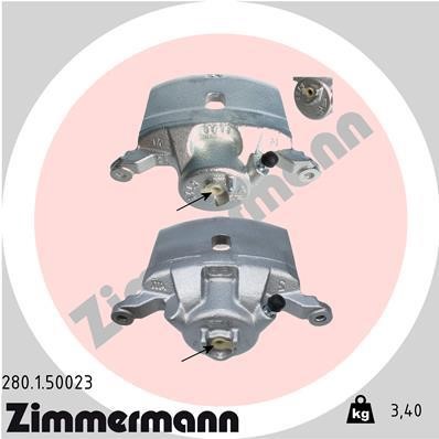 Otto Zimmermann 280150023 Суппорт тормозной 280150023: Отличная цена - Купить в Польше на 2407.PL!