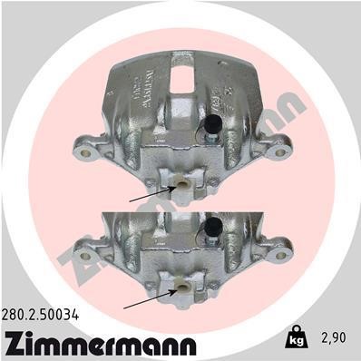 Otto Zimmermann 280250034 Суппорт тормозной 280250034: Отличная цена - Купить в Польше на 2407.PL!