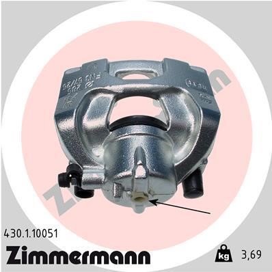 Otto Zimmermann 430110051 Brake caliper 430110051: Buy near me in Poland at 2407.PL - Good price!