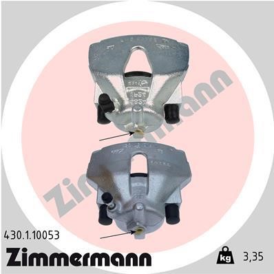 Otto Zimmermann 430110053 Brake caliper 430110053: Buy near me in Poland at 2407.PL - Good price!
