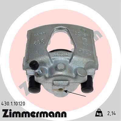 Otto Zimmermann 430110120 Brake caliper 430110120: Buy near me in Poland at 2407.PL - Good price!