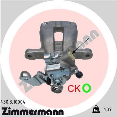 Otto Zimmermann 430310004 Brake caliper 430310004: Buy near me in Poland at 2407.PL - Good price!