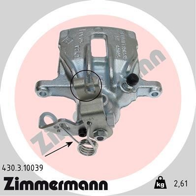 Otto Zimmermann 430310039 Brake caliper 430310039: Buy near me in Poland at 2407.PL - Good price!