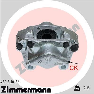 Otto Zimmermann 430310136 Brake caliper 430310136: Buy near me in Poland at 2407.PL - Good price!