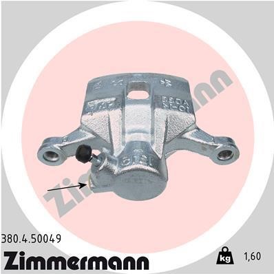 Otto Zimmermann 380450049 Суппорт тормозной 380450049: Отличная цена - Купить в Польше на 2407.PL!