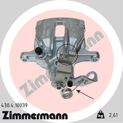 Otto Zimmermann 430410039 Суппорт тормозной 430410039: Отличная цена - Купить в Польше на 2407.PL!